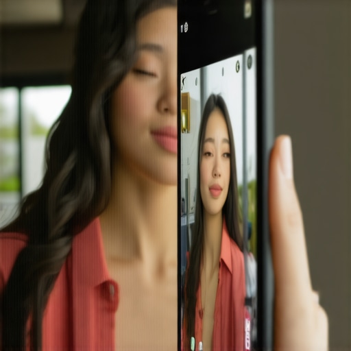 A person using augmented reality glasses to view local business ads