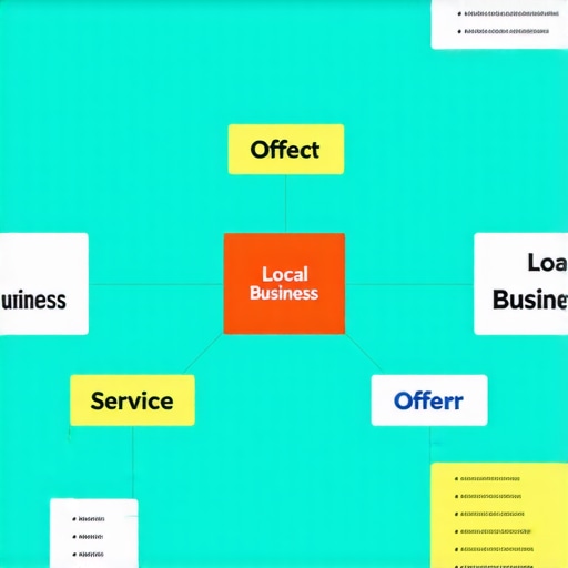 Advanced Schema Markup for Local SEO Diagram illustrating schema markup types used in local SEO for enhanced search visibility.