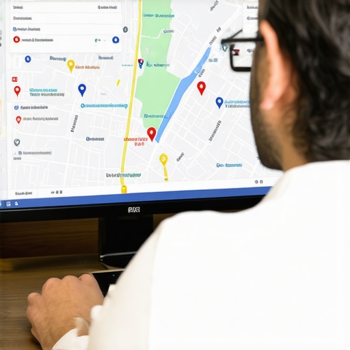 Marketing expert reviewing local SEO data for Plano business