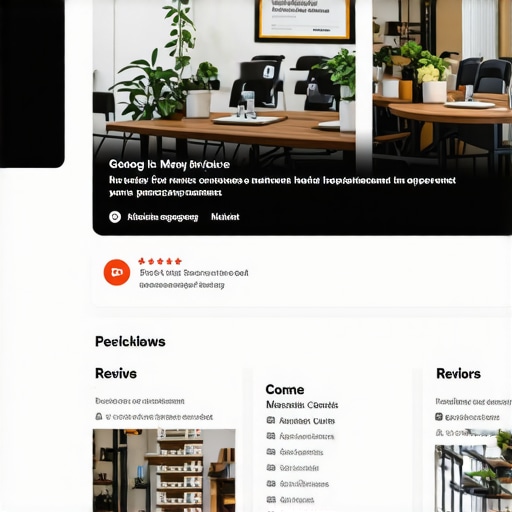 Optimized GMB Profile with Reviews Local business Google My Business profile showing reviews and engagement.