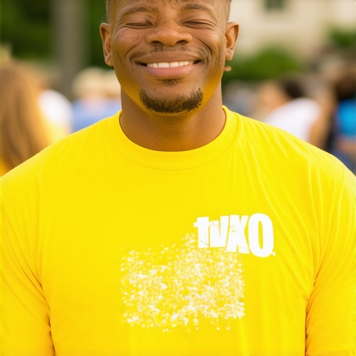 Plano business sponsoring community event with happy participants