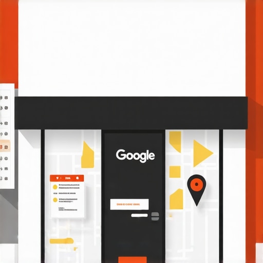 Front view of a storefront in Plano showing signage and Google Maps interface overlay