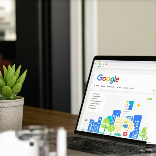 Business owner enhancing Google My Business listing with Plano landmarks