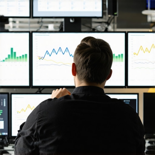 An SEO specialist reviewing analytics dashboards for local SEO performance.