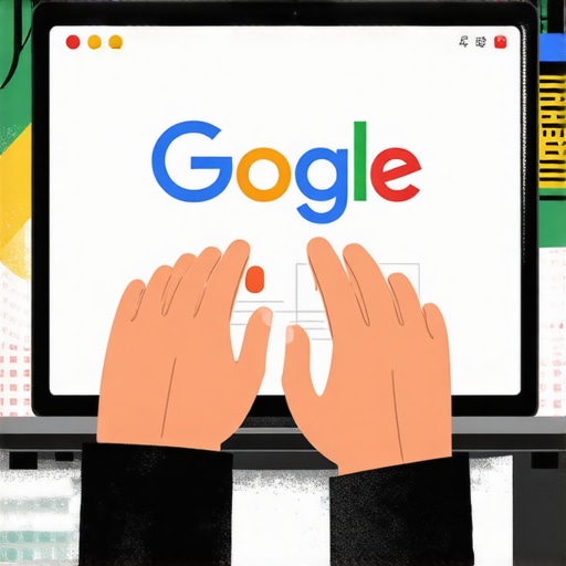 Person working on local SEO optimization on laptop with Google Maps interface